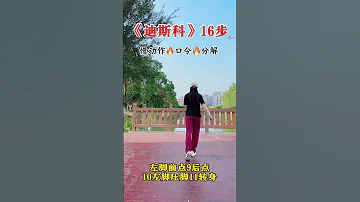 简单16步迪斯科 慢动作分解教学 广场舞dou起来 一学就会系列 教程 