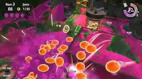 Salmon Run - Spawning Grounds HLM Rush wave w/ 3 E-Liters