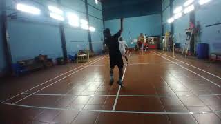 Larihan Ganda #750: Set 1 Om Kicky / Pak Denny Vs Pae Sukadi / Pak Tarmuji.. #badminton #mantab