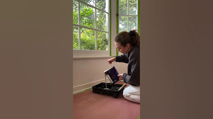 Paint our living room with me #calming #diyproject