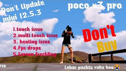 POCO X3 PRO MULTI TOUCH ISSUE | Don