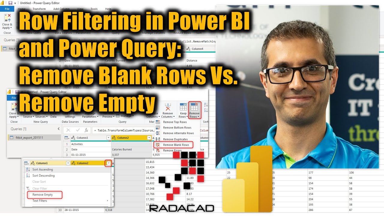 Row Filtering in Power BI and Power Query: Remove Blank Rows Vs. Remove Empty - RADACAD Row Filtering In Power Bi And Power Query: Remove Blank Rows Vs. Remove Empty - Radacad