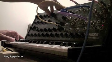 Korg MS-20 3 tones loop 3 #korgms20