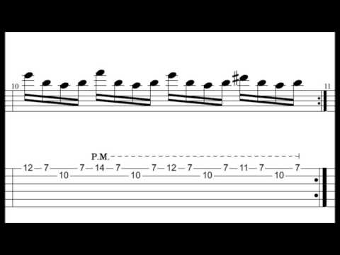 Open String NeoClassical Guitar Exercise Difficulty: Intermediate 9/10