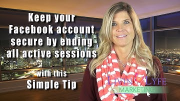 Log out of Facebook remotely and protect your account