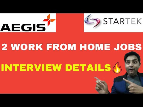 Startek Aegis Recruitment | Startek Aegis Interview Questions and Answers | Work from home