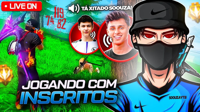 JOGANDO COM INSCRITOS 💚SENSI DO NOBRU🔴 FREE FIRE AO VIVO