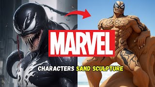 SUPERHEROES BUT SAND SCULPTURE COMPILATION |Marvel |DC Heroes| ALL CHARACTER AVENGERS