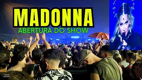 MADONNA - ABERTURA DO SHOW | IN COPACABANA BEACH  #madonna