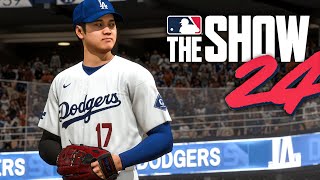 Giants vs. Dodgers Simulation - MLB The Show 24 Gameplay