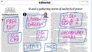 4 May 2026 | The Hindu newspaper analysis today | how to read English newspaper