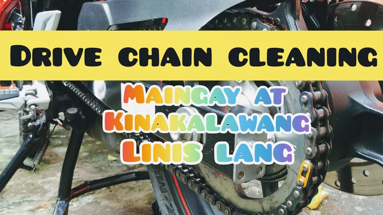 Drive Chain Cleaning Maingay at Kinakalawang Linis Lang Yan. YouTube