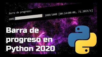 Barra de progreso en Python 2020
