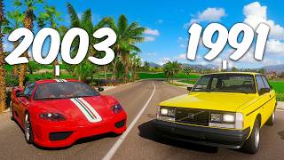 Forza Using Only Cars From The Year You Were Born