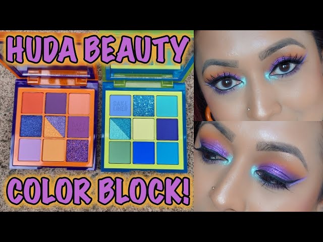 Huda Beauty Color Block Obsessions Eyeshadow And Liner Palette