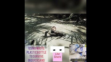 USING WASTE PLASTIC BOTTLE TO SURVIVE IN MUDDY QUICKSAND🧴#QUICKSAND_REAL#SURVIVE_ALONE#PHILIPPINES