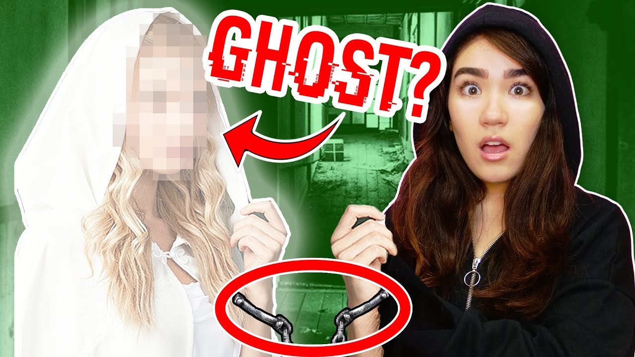 HANDCUFFED TO A GHOST FOR 24 HOURS (solving hacker clues at 3am in real life challenge)