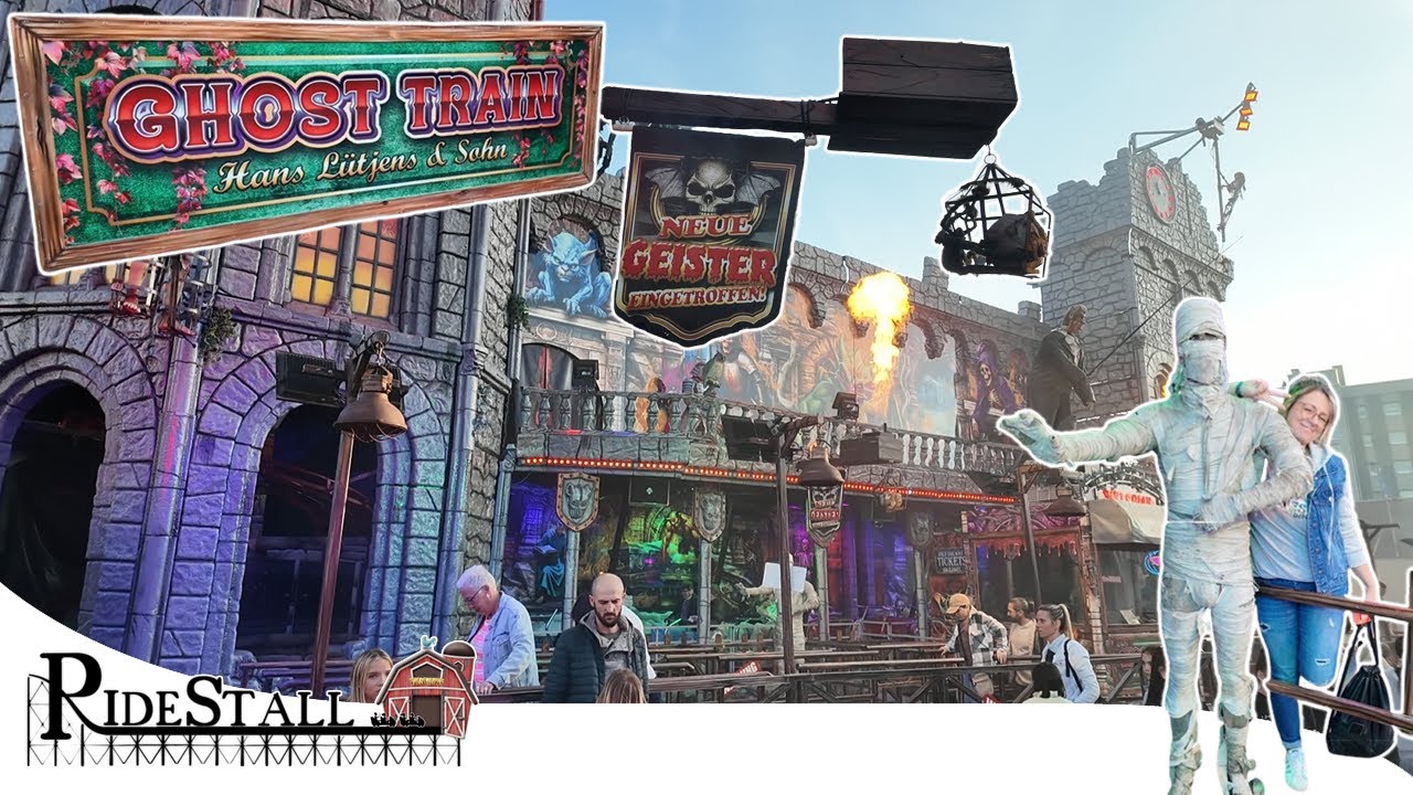 Ghost Train (Lutjens) - Geisterbahn noch im Umbau - Donatus Mai Kirmes Euskirchen 2025 | POV Onride