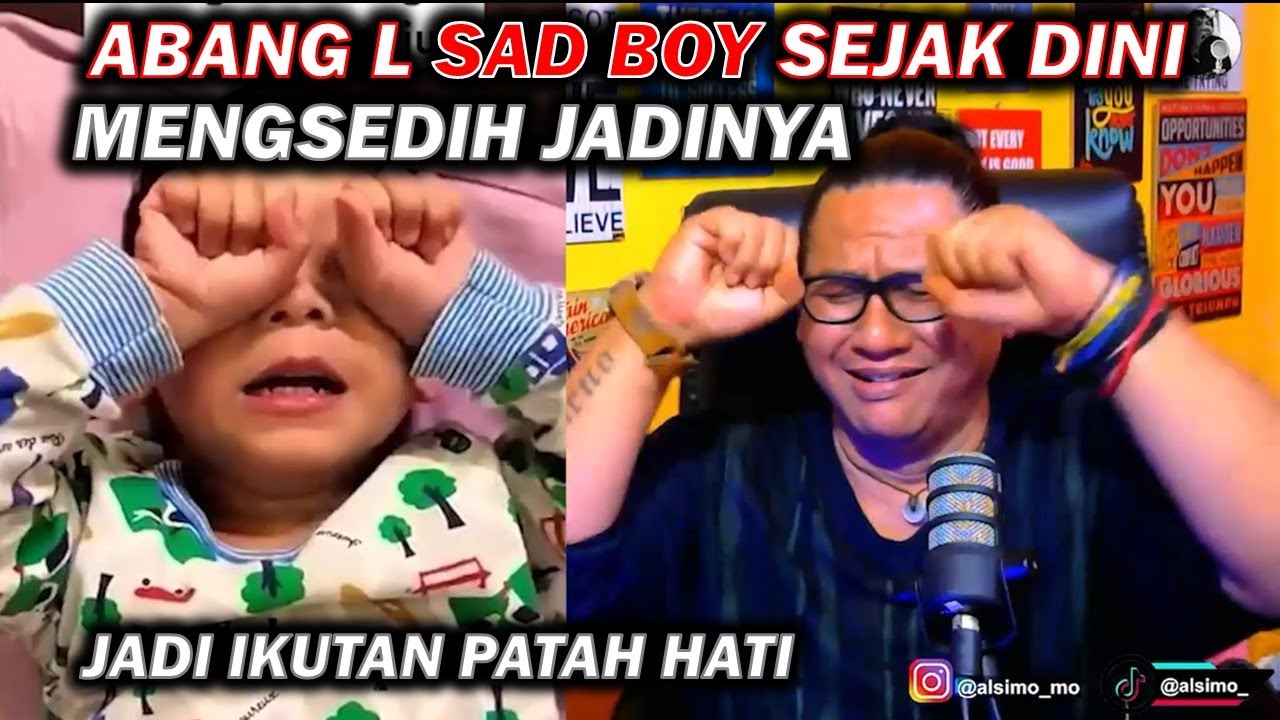 ABANG L SAD BOY SEJAK DINI❗❗ MAU KETAWA SO HARD TAPI MENGSEDIH