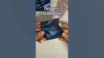 Origami Tessellation : The Science of Origami #origami#diy