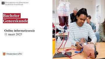 Online informatiesessie bachelor Geneeskunde UvA 11 maart 2025