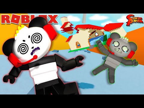 Slide House Tumble!! Let's Play with Combo Panda & Robo Combo!