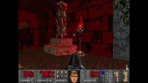Doom wad walkthrough : flesh factory MAP01