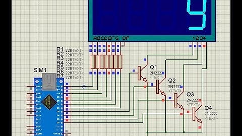 ARDUINO INTERMEDIO 04 CONTADOR DE 4 DIGITOS EN DISPLAY SIETE SEGMENTOS
