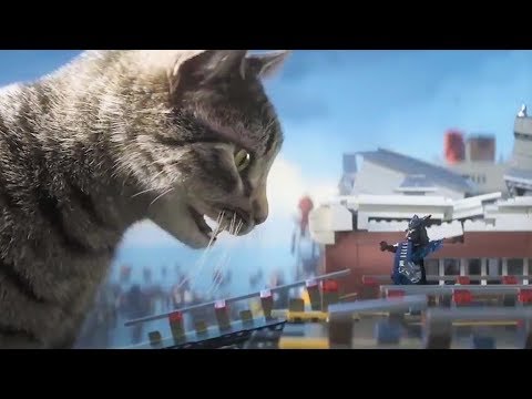 voreno Cat eats lego person (TLNM)
