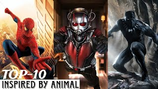 Top 10 Superheroes Inspired By Animals | Animal Based Characters Of Marvel And DC