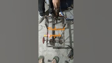 Power generation from speed breaker 9050036006 #schoolproject #mechanicalengineering #project #diy