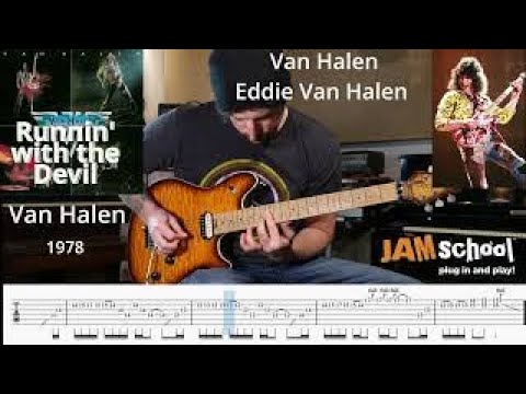 Runnin' with the Devil Eddie Van Halen Guitar Solo (With TAB)