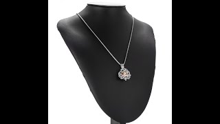 Memorial Flower Cremation Necklace Jewelry For Ashes