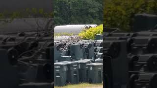 North Myrtle Beach recycling and trash toters.