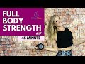 45 Minute Full Body Strength Workout | Workout at Home |
