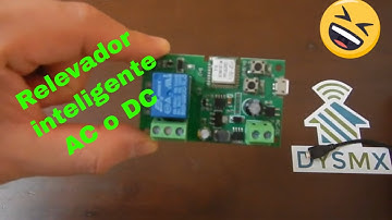 Relevador Wifi con alimentanción DC para controlar salidas de AC o DC