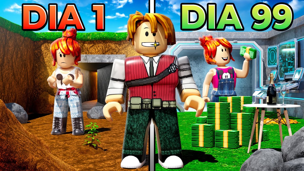 PASSEI 99 DIAS CONSTRUINDO UM BUNKER!!!