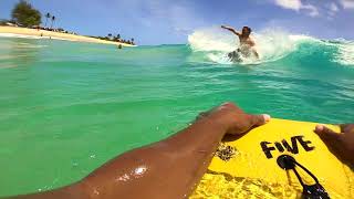 Bodyboarding Sandys Beach