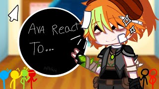 AvA/AvM react to.. ⚫ (NOT ORIGINAL) Cc: Alan Becker