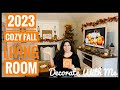 🍁New🍁 2023 Cozy Fall Living Room 🍂 Cozy Fall Family Room 🍁 Decorate With Me 🍂