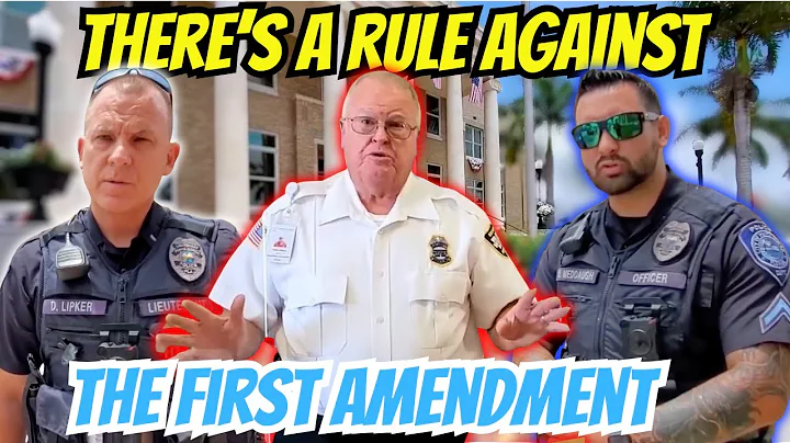 "The First Amendment is Illegal" – Cop Thinks Our Rights STOP at the Door!