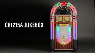 Digital LED Jukebox with Bluetooth - Walnut