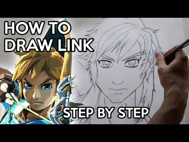 How To Draw Link, Step By Step