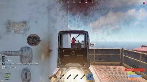Easy way to clear heavy scientists on large oil rig solo