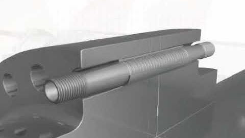 The clever connection: mounting an OKBC supergrip bolt | SKF Marine