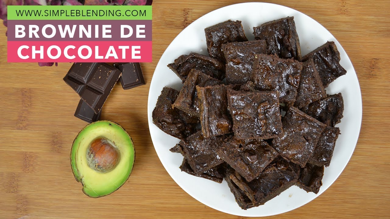 BROWNIE DE CHOCOLATE | Brownie sin lactosa y sin glúten | Receta con aguacate