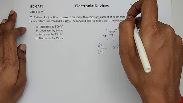 EC GATE 2011 1M - PN Junction - Temperature