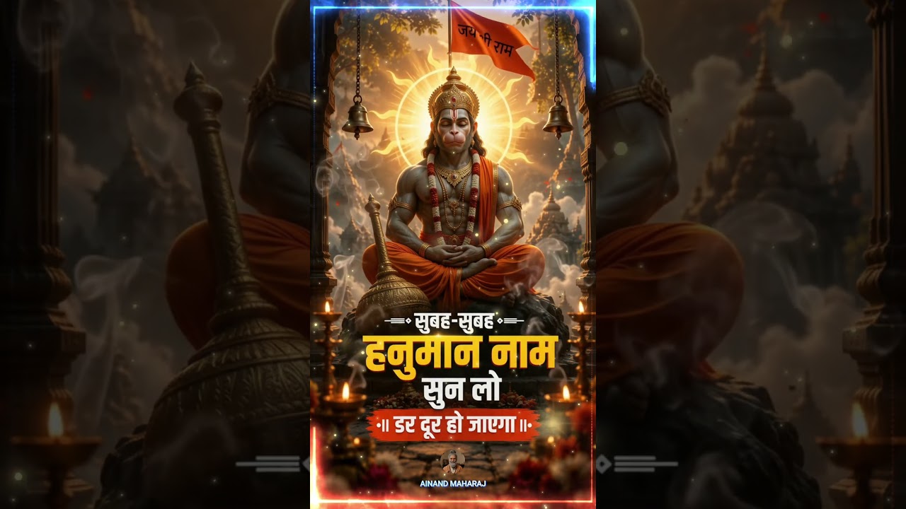 सुबह उठते ही सुनें यह शक्तिशाली हनुमान मंत्र — भक्ति की बातें प्रवचन