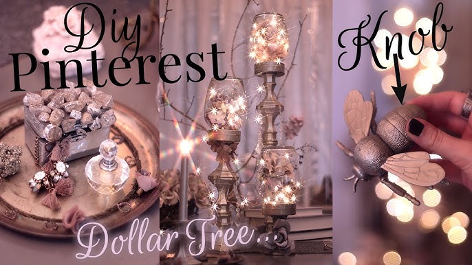 3 HIGH-END Pinterest Diy Using Dollar Tree Items! Dollar Tree Diys never  seen before! 