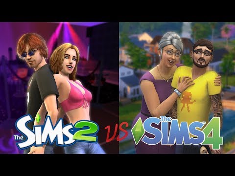 СИМС 4 ПРОТИВ СИМС 2